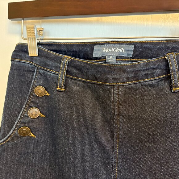 Modcloth Sailor Jeans Size 8 - Picture 3 of 7